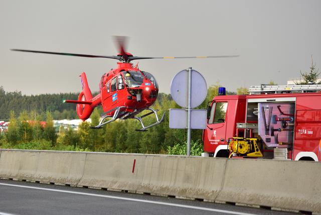 Im Einsatz stand auch der Rettungshubschrauber Martin 3. | Foto: Wolfgang Spitzbart