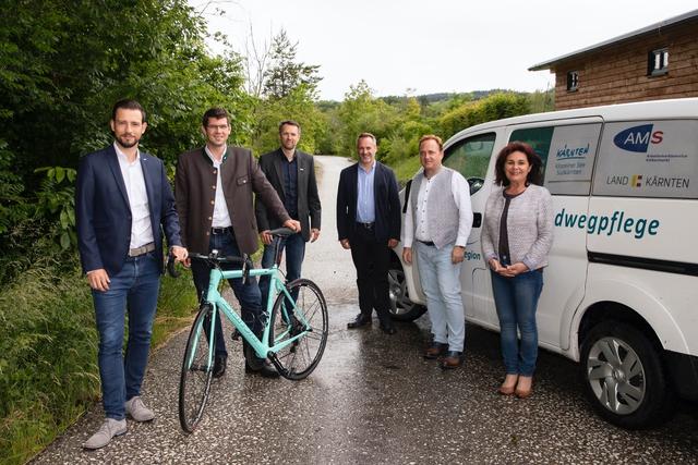 Projekt-Partner: Sebastian Schuschnig, Martin Gruber, Gunter Brandstätter, Günther Vallant, Siegfried Ronacher und Christine Sitter (von links)