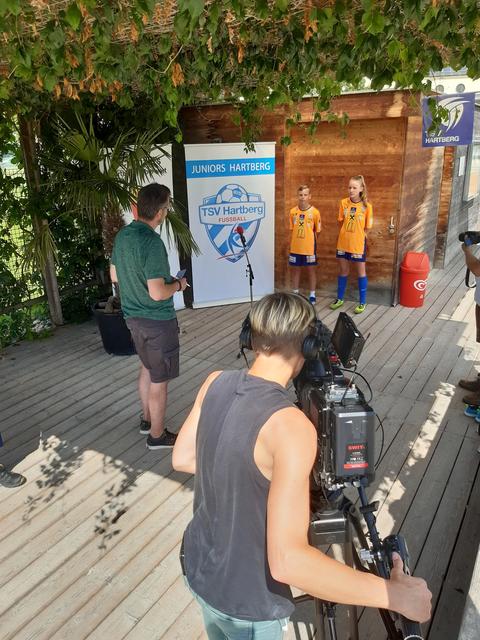 Die ORF Steiermark Redaktion war beim Camp Hartberg zu Gast