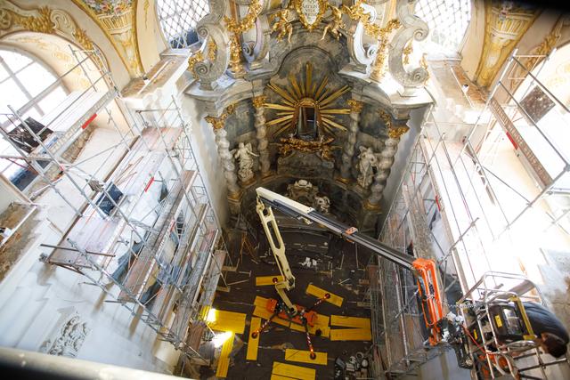 Spektakulär: Die Basilika ist 300 Jahre alt und hat dringenden Renovierungsbedarf.