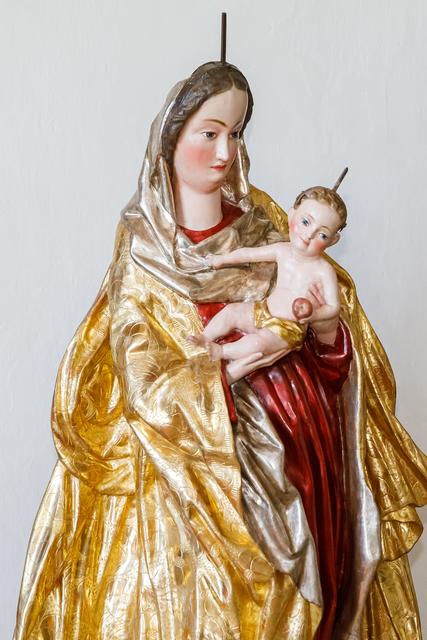 Restauriert: Die Gnadenstatue mit Kind stammt aus 1465