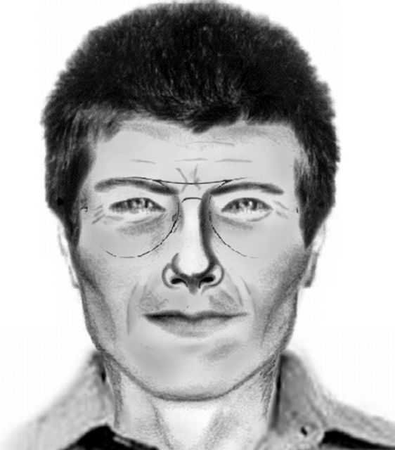 Mit diesem Phantombild wurde der Bankräuber gejagt.