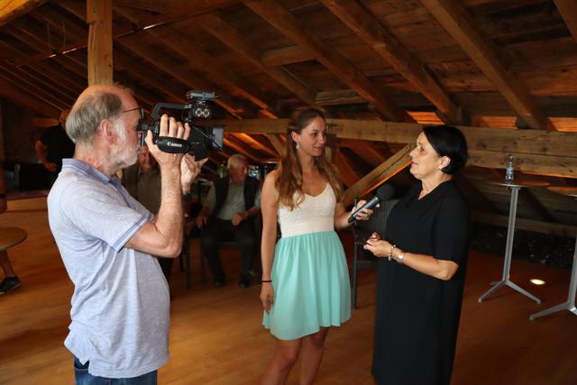 Dir Landecker Firma HuberTV ist für die Umsetzung der Interviews verantwortlich. | Foto: Othmar Kolp