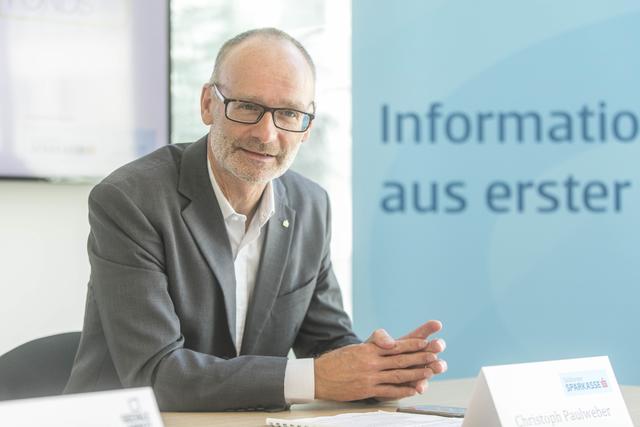 Christoph Paulweber, Generaldirektor Salzburger Sparkasse.