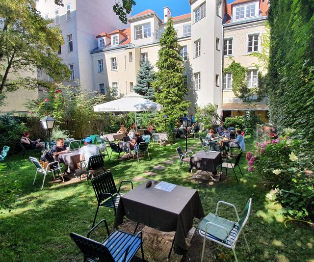 Das Gartencafe in der Stumpergasse 3
