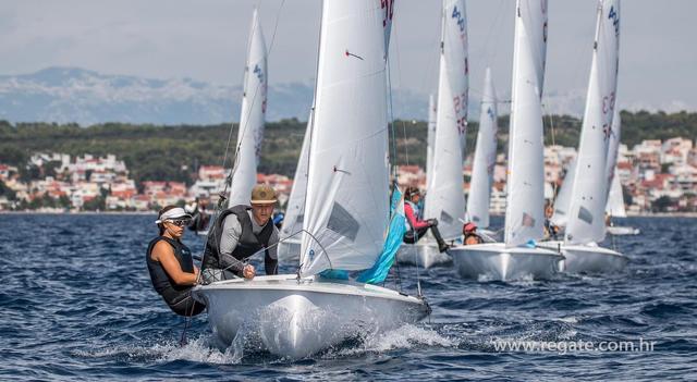 Das Siegerteam an der Spitze in Zadar.