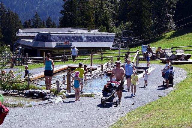 Kinderspaß auf der Mittelstation. | Foto: Schwaighofer