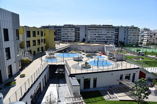 Taborstraße 120: Beim "Campus plus"-Konzept rücken Schulklassen und Kindergartengruppen räumlich zusammen. | Foto: Markus Spitzauer