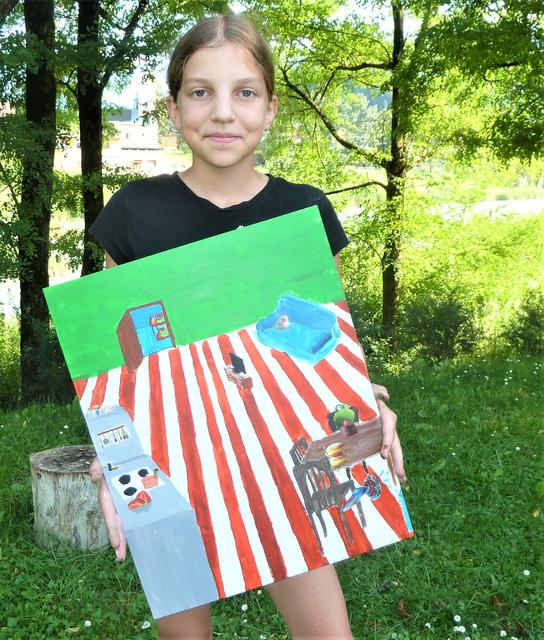 Melanie malte eine detailgenaue Tier-WG | Foto: Ambrusch
