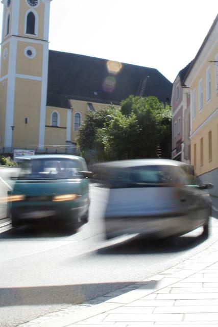 Das gefährliche Nadelöhr am St. Georgener Kirchenberg bereitet auf der Umleitungsstrecke Sorgen. | Foto: Eckhart Herbe
