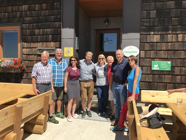 Freude bei Wolfgang Labenbacher, Gerald und Sandra Zöchling, Andreas Berger, Mag. Karin Scheele, Eduard Fürst, Herbert Thumpser, Helga Beyerl