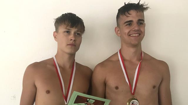 Von links: Tristan Kitzmüller, Timo Zwicklhuber