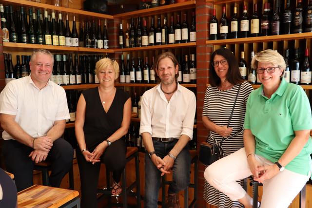 Der Vorstand des Sparvereins: Martin Kircher, Daniela Zupanc, Gerd Leitner, Christin Flor, Ursula Paulitsch