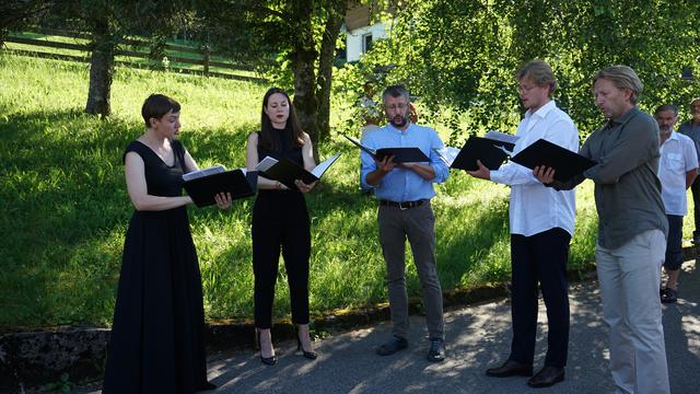Musikalische Begleitung durch das Ensemble Catando Admont
