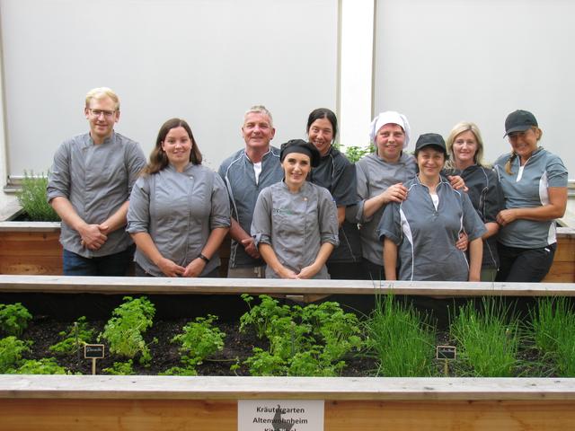 Das Küchenteam des Altenwohnheimes in Kitzbühel.