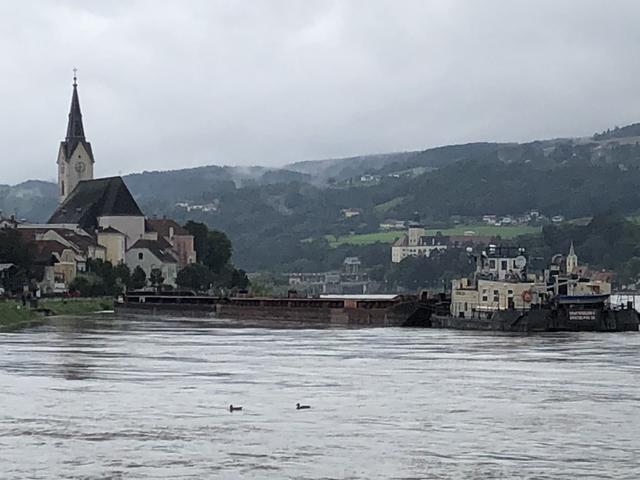 Vom Ybbser Hafen aus
