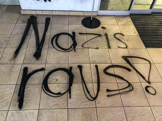 Immer weider kommt es beim Haus Anichstraße 5 zu Schmieraktionen. | Foto: zeitungsfoto.at