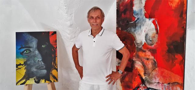 Barbara Pacholik und Rudolf Schar stellten in der Galerie 11er-Haus in Reichenau aus.  | Foto: RAXmedia