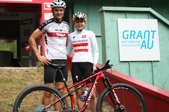 Thomas Kammerlander und Laura Stigger bestritten die Grantau Uphill-Challenge. | Foto: sportszene.tirol