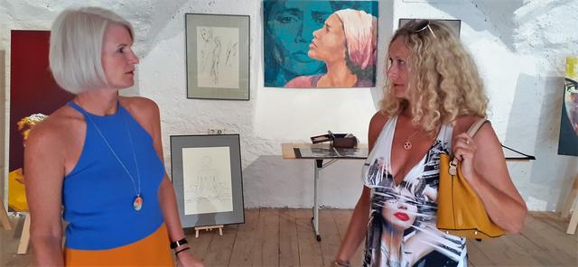 Barbara Pacholik und Rudolf Schar stellten in der Galerie 11er-Haus in Reichenau aus. 