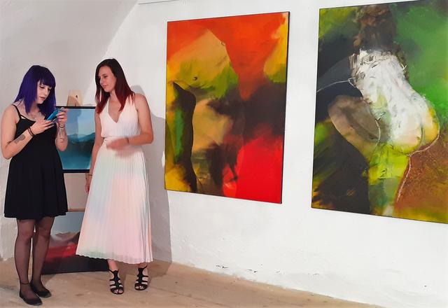 Barbara Pacholik und Rudolf Schar stellten in der Galerie 11er-Haus in Reichenau aus.  | Foto: RAXmedia