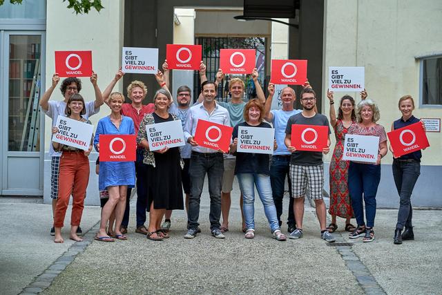 Die Kandidaten der Partei "der Wandel".