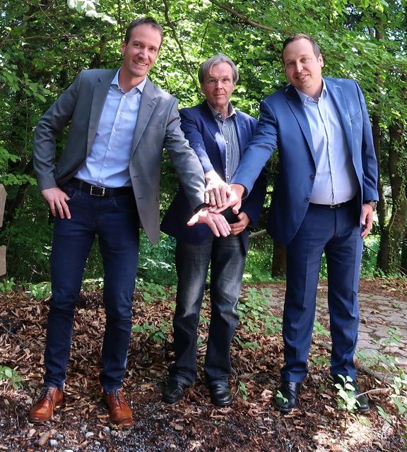 SKS Steuerberatung: Geschäftsführer & Steuerberater Mag. Michael Salbrechter, DI Harry Sterz und Mag. Patrick Kainz