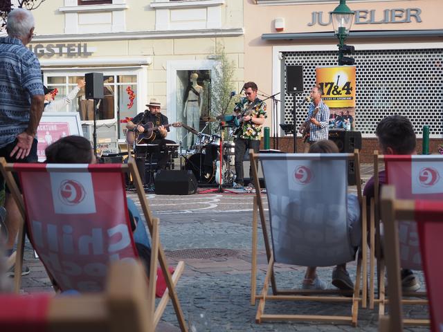 Music in the City bietet live Musik mitten in der Stadt.