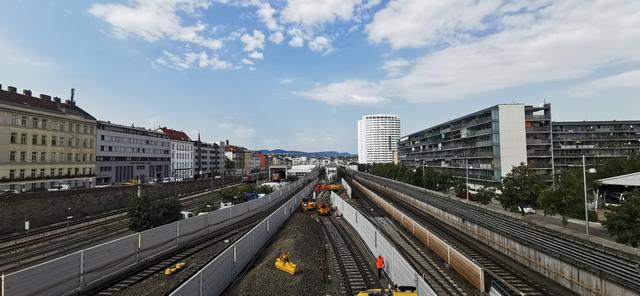 An der U 3 in Ottakring wird fleißig gearbeitet