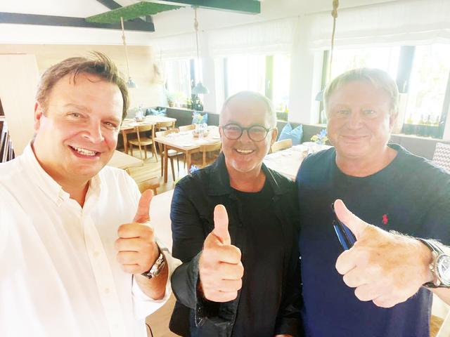 Auf ein Neues: Robert Grossauer, Albert Kriwetz und Franz Grossauer (v. l.)