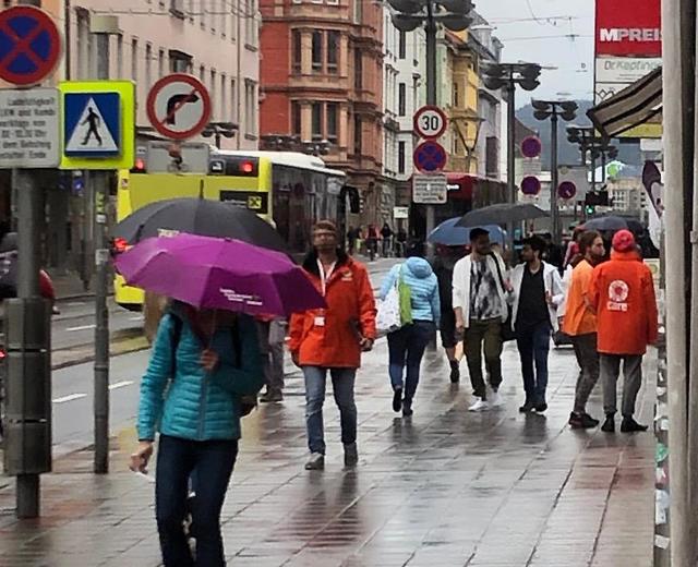 Face2Face-Fundraising und Dialoger sind in Innsbruck wieder anzutreffen.