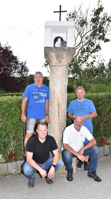 Wolfgang Schober, LA Vizebürgermeister Christian Samwald, Gemeinderat Andreas Schönegger, Vizebürgermeister a.D. Karl Reiterer. | Foto: Stadtgemeinde Ternitz/Robert Unger