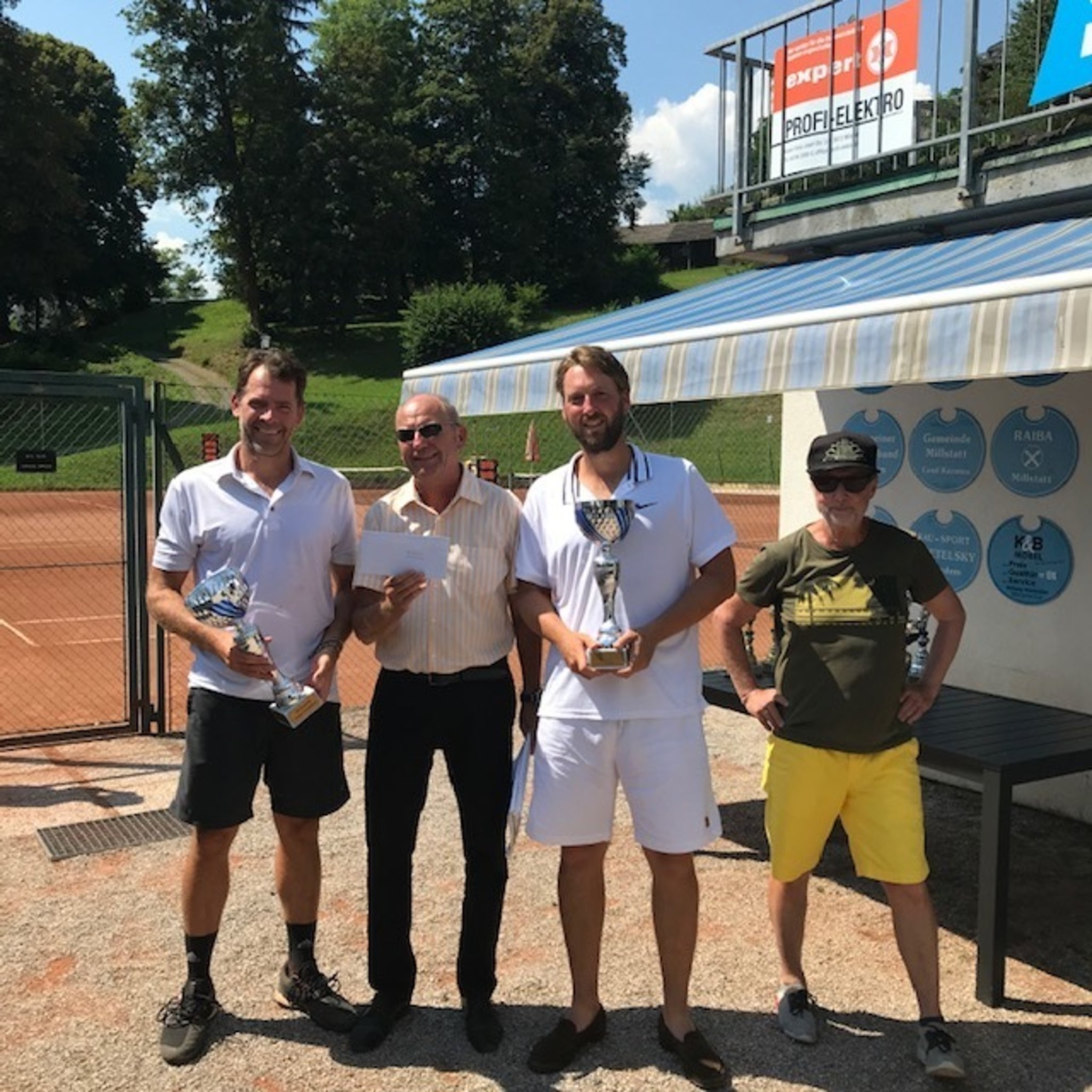 Sport Millstatt Open Werbung für das Tennis Spittal