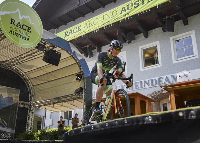Lukas Kaufmann bei seinem Start auf die Langdistanz.