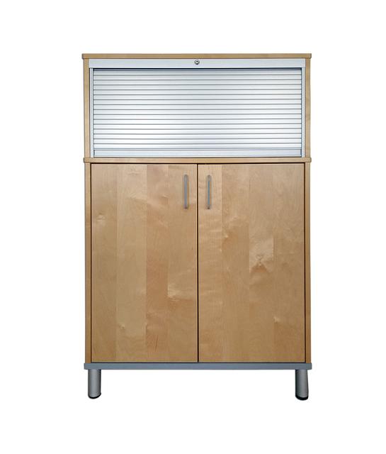 Aktenschrank mit Rollo