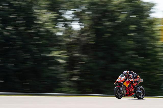Die MotoGP zieht am Red Bull Ring einsame Runden - hier Brad Binder.