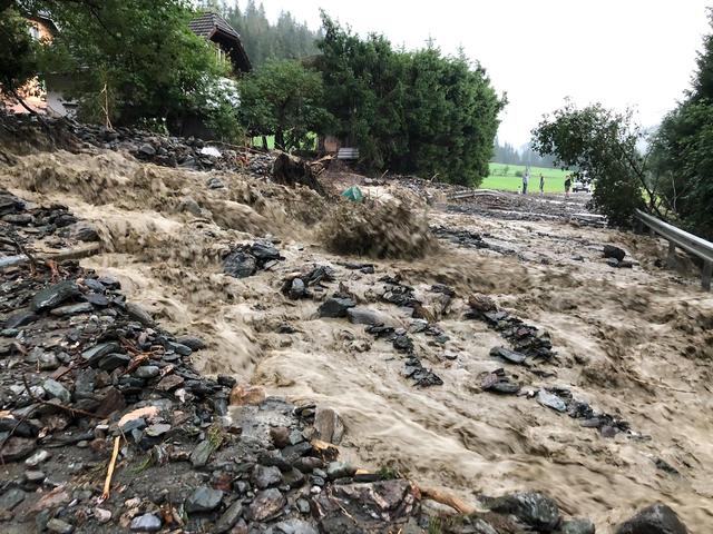 Die FF Metnitz hat mit den Folgen des Unwetters zu kämpfen. | Foto: Facebook/Freiwillige Feuerwehr Metnitz