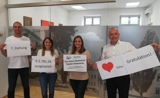 7. Ziehung ist erfolgt: Klaus Guger, Stefanie Hetfleisch, Sabrina Topler, Bgm. 2. LT-Präs. Georg Rosner