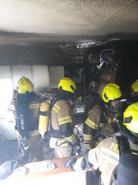 Die Einsatzkräfte konnten den Brand in Ebensee rechtzeitig unter Kontrolle bringen.