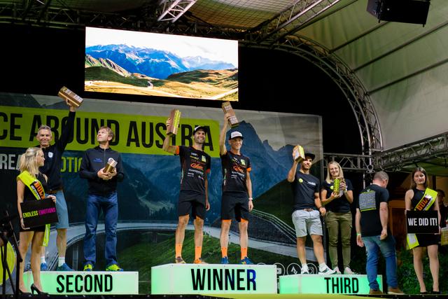 Erster Platz für Amadeus Lobe und Markus Eichinger bei der RAA-Extrem-Strecke. | Foto: CLR Sauwald
