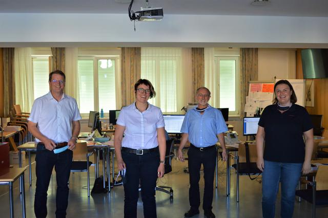 v.l.: Manfred Hofinger, Yvonne Weidenholzer, Gerhard Obermair und Heidemarie Schachinger.