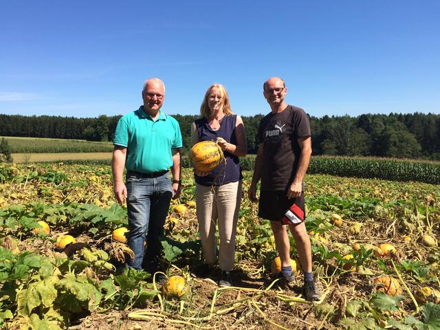 Von links nach rechts:, Wolfgang Neubauer (Obmann der KLAR! Stiefingtal und Bürgermeister der Gemeinde St. Georgen an der Stiefing), Isabella Kolb-Stögerer (Ansprechperson der KLAR! Stiefingtal), Hannes Obendrauf (Landwirt) | Foto: KLAR! Stiefingtal