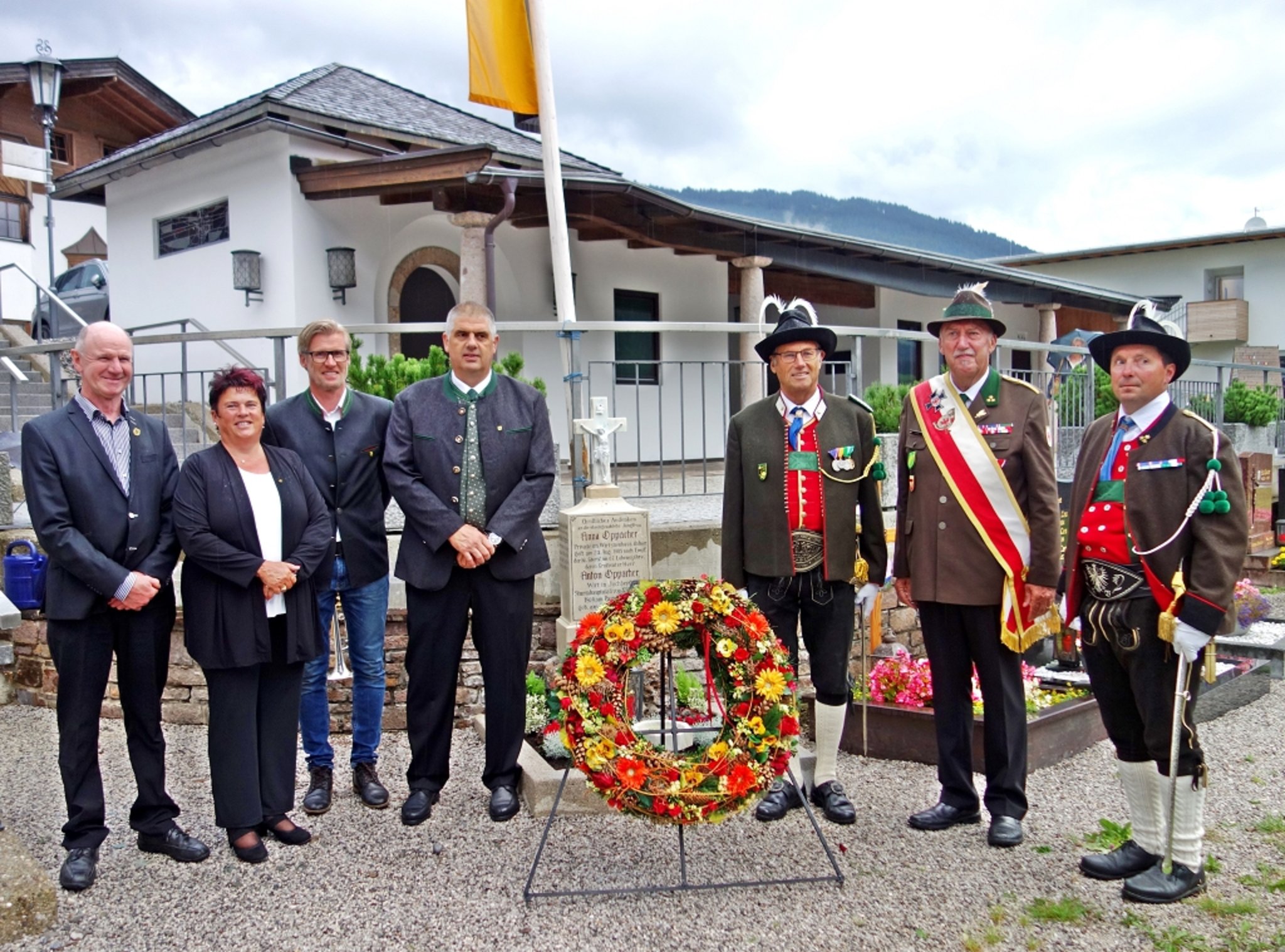 Oppacher Schützen Jochberg Gedenkfeier zum 250. Geburtstag von Anton