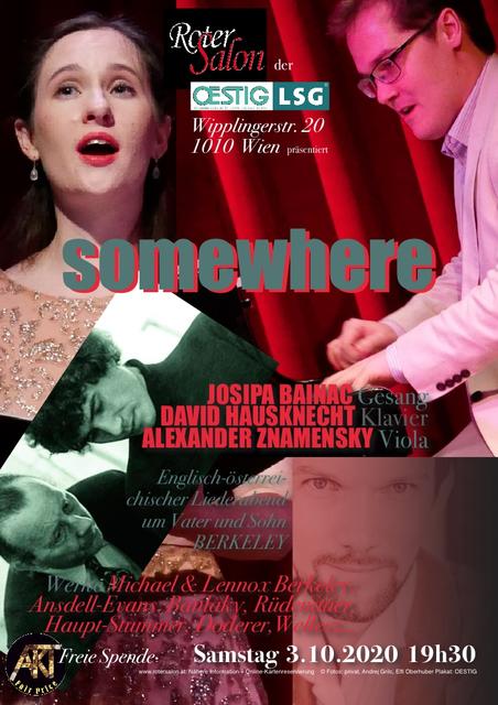 Englische Komponisten, die sich deutscher Texte annehmen, und Österreicher, die englische Gedichte vertonen. Interpretiert von Sopran Josipa Bainac, Pianist David Hausknecht und Bratschist Alexander Znamensky.  | Foto: © Fotos: Andrej Grilc, Elfi Oberhuber, Plakat: OESTIG 