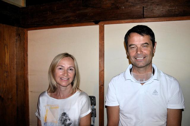 Stolze Eltern: Barbara und Robert Hofer