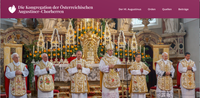 Die Augustiner-Chorherren präsentieren sich online mit einer gemeinsamen Website. | Foto: www.augustiner-chorherren.at