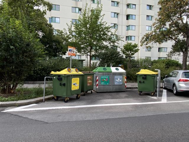 Die neue Müllsammelstelle befindet sich an der Ecke Leibenfrostgasse/Ziegelofengasse | Foto: Barbara Schuster