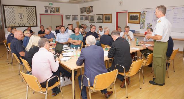 Im Bezirk Südoststeiermark fanden Lagebesprechung und Lokalaugenschein statt. | Foto: LFV Franz FINK