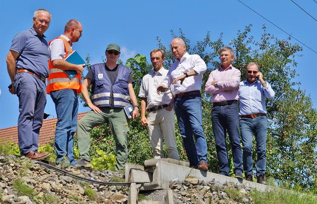 Im Bezirk Südoststeiermark fanden Lagebesprechung und Lokalaugenschein statt. | Foto: LFV Franz FINK