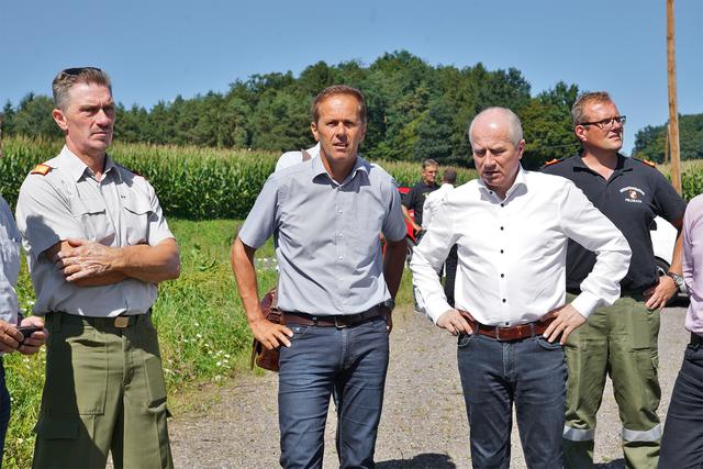 Im Bezirk Südoststeiermark fanden Lagebesprechung und Lokalaugenschein statt. | Foto: LFV Franz FINK
